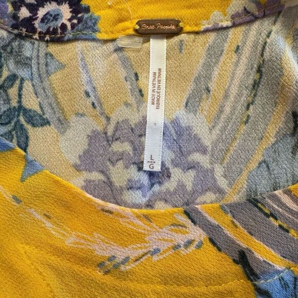 Free People side-tie flowy tank top - L - Picture 5 of 7
